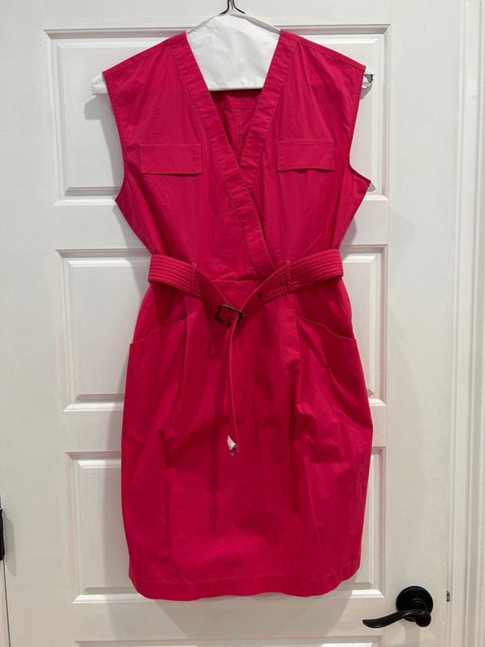 PINKO NWOT Sleeveless Belted Pink Dress